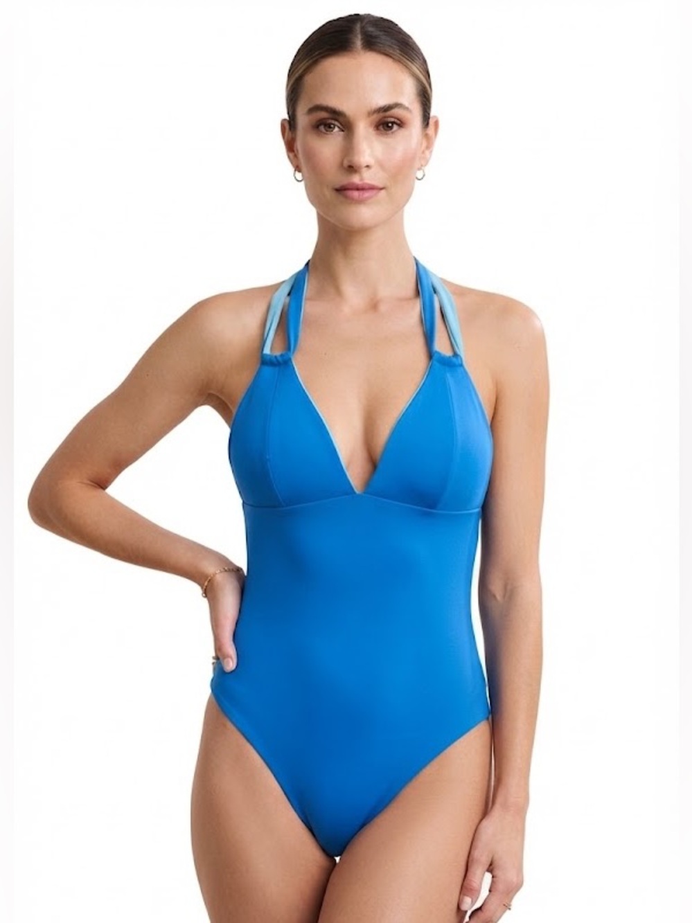 NWT BECCA Reversible One Piece Swimsuit 2 in 1 Resort Swimwear Size M